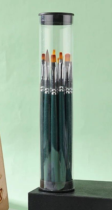 Nail Art Brushes Pens Acrylic Builder Set 12pc - MJB032